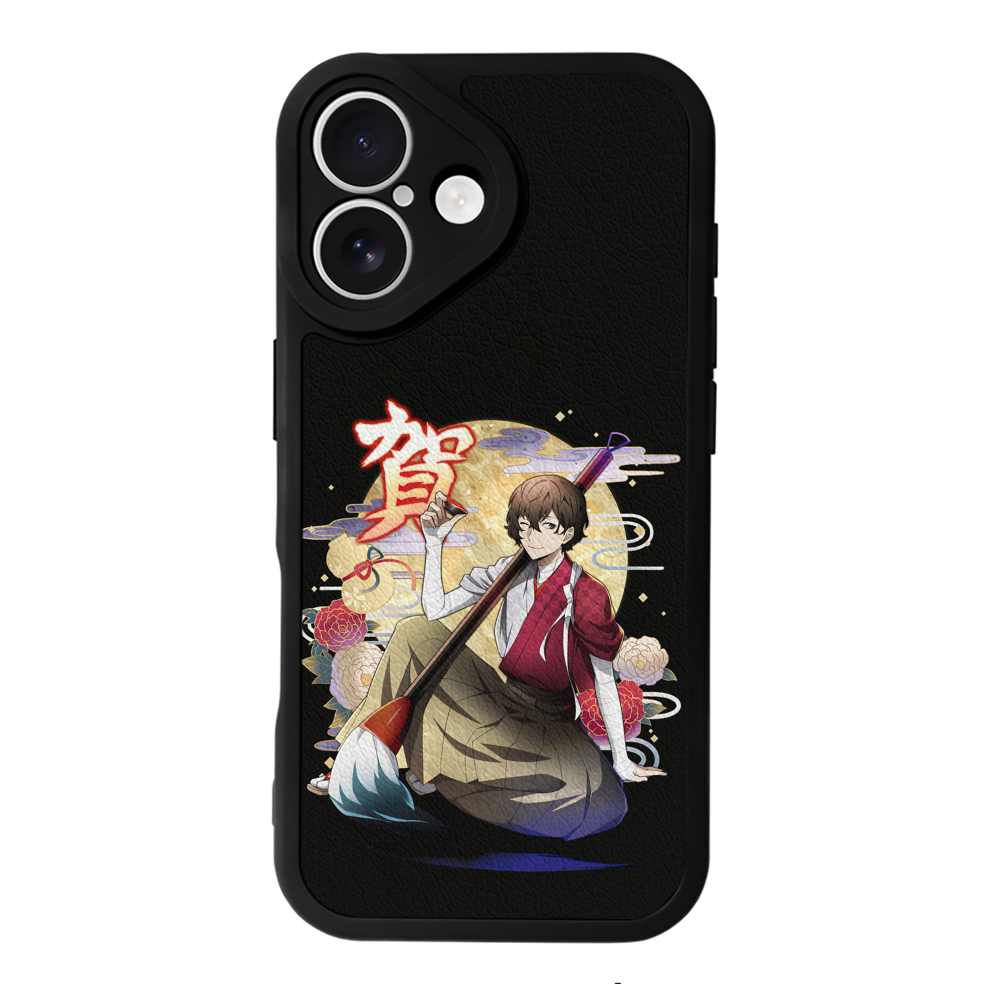 （画像用） 文豪ストレイドッグス Bungo Stray Dogs 【iPhone 16シリーズ対応】シリコンスマホケース（レザー調） 材質：シリコン